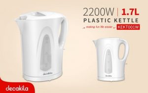 DECAKILA PLASTIC KETTLE 2200W KEKT001W