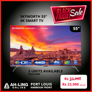 BLACK FRIDAY SKYWORTH 55" 4K SMART TV