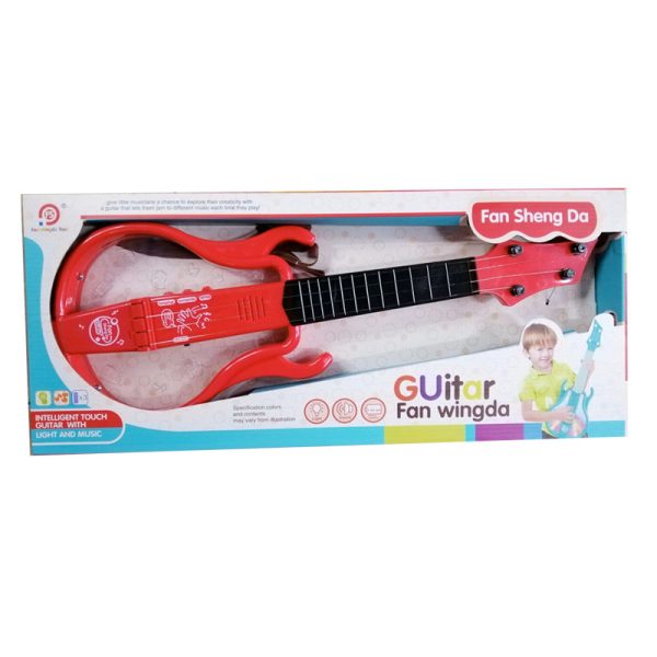 GUITAR LIGHT AND MUSIC- RED